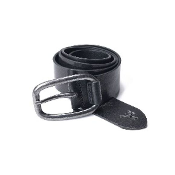 Gas Black Leather Regular Women's Belt